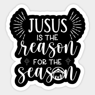 Jesus Is The Reason for The Reason Sticker